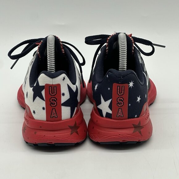 Brooks Launch 8 USA Stars Patriotic Mesh Running Shoes - Women's Size 6D Wide - Picture 5 of 10